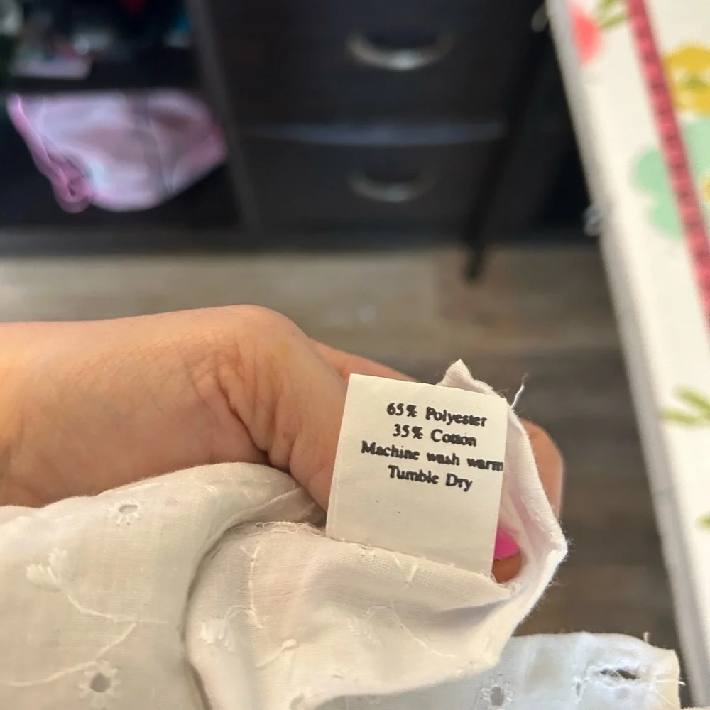 Vintage alphabet, kids jumpsuit with ruffle shirt size 12 months made in the USA